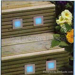 Square Colour Changing LED Garden Decking Kits (SC-B102C) 3