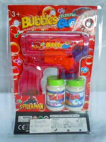 Spider man bubble gun