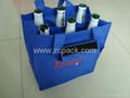 Wine non woven bag, wine packing bag,pp