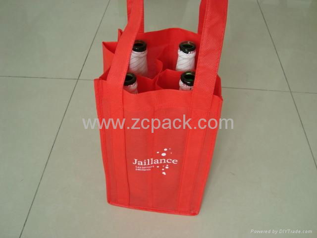 Wine non woven bag, wine packing bag,pp nonwoven bag  3