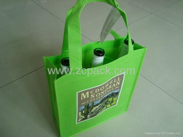 Wine non woven bag, wine packing bag,pp nonwoven bag  4