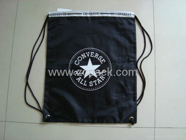 Nylon Drawstring Shopping Bag