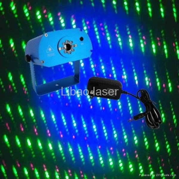 Sound Active DJ Dance Studio Laser Stage Lighting Light Blue