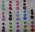 polyester buttons