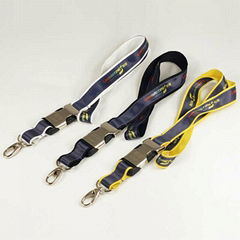 Satin ribbon lanyards