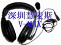 Heavy-Duty earphone /Heavy-Duty Headset  for two way radio 2