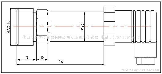 凝土专用平面膜压力传感器 2