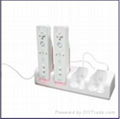 Wii 4 in 1 Remote Charging Stand 