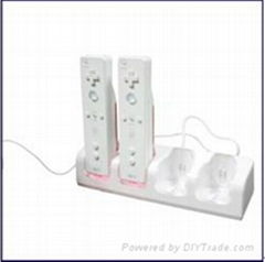 Wii 4 in 1 Remote Charging Stand 