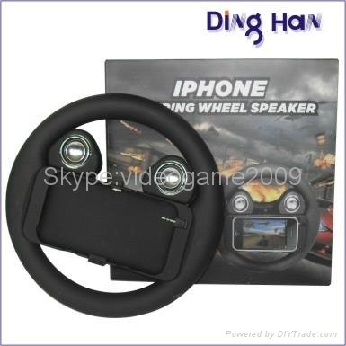 iphone 4G game wheel speaker 