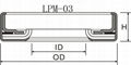 德克密封之空壓機PTFE不鏽鋼軸封  LPM系列 1