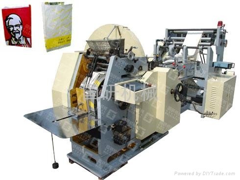 Automatic Paper Food Bag Making Machine