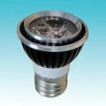 3W Hot Sale LED Lamp Cup with Rocket Booster Heat Radiation  1