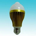 5W Body Infrared Induction Lighting, LED Light Bulb 1