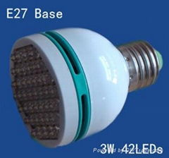 High quality but low price 3W 42LEDs private LED bulb