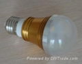 Newest style 5W gold-painted energy smart  LED bulb