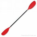 Two Part Button Join Foldable Kayak Paddle 