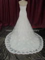 Popular & hottest Wedding gown in heavy beaded lace and satin from 2010 to now  3