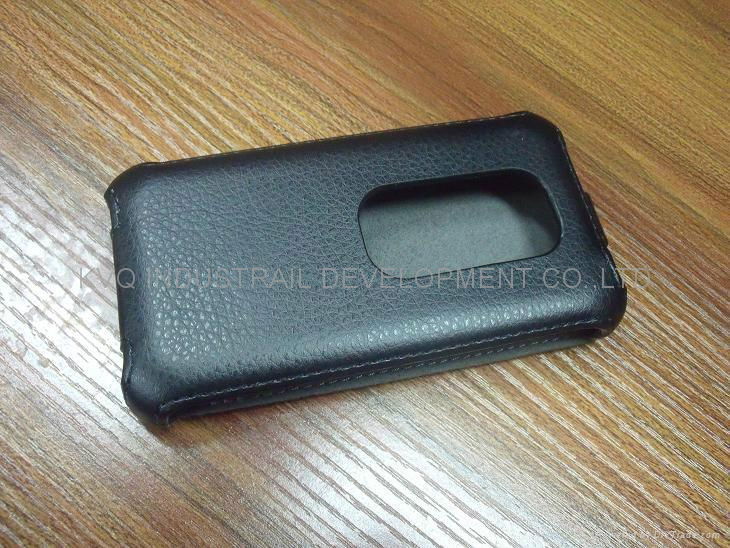  leather case for HTC evo 3