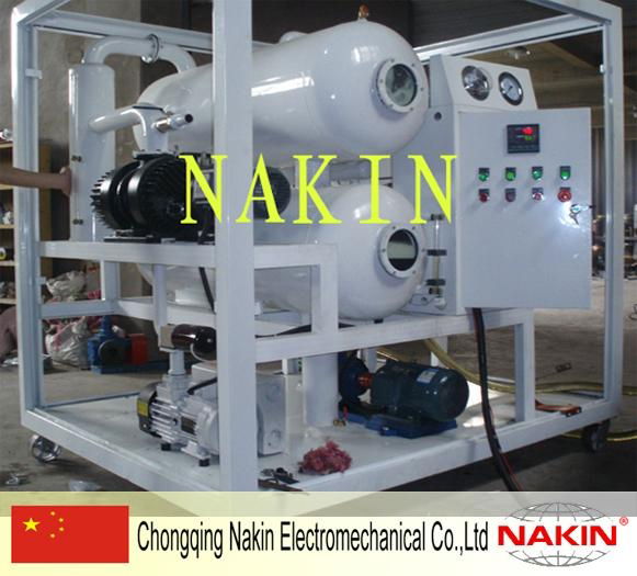 Double-stage vacuum transformer oil purifier 3