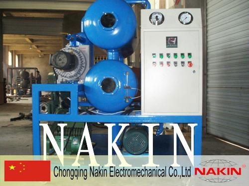 Double-stage vacuum transformer oil purifier 4