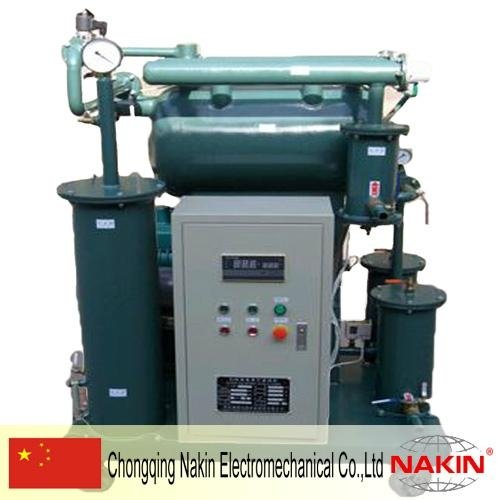Single stage vacuum insulating oil purifier 4