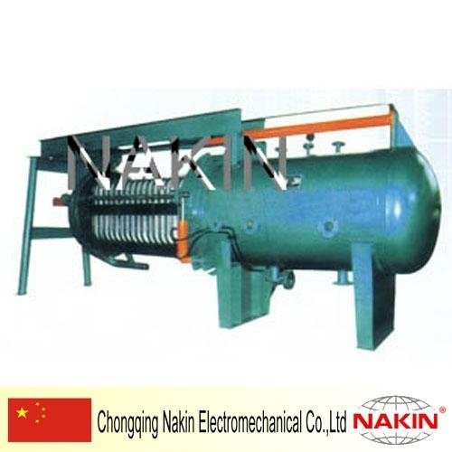 Horizontal-closed type oil filtration device 3