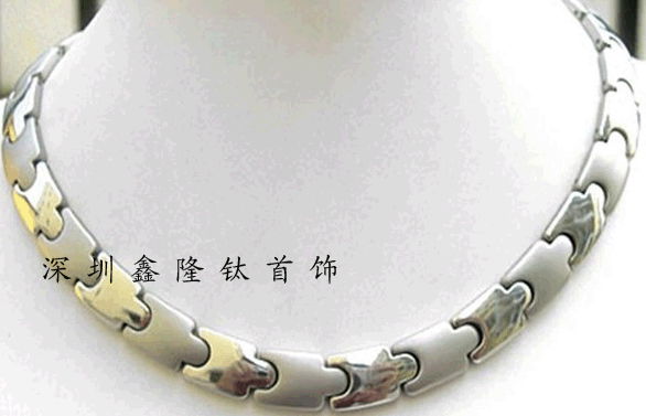 fashion titanium necklace