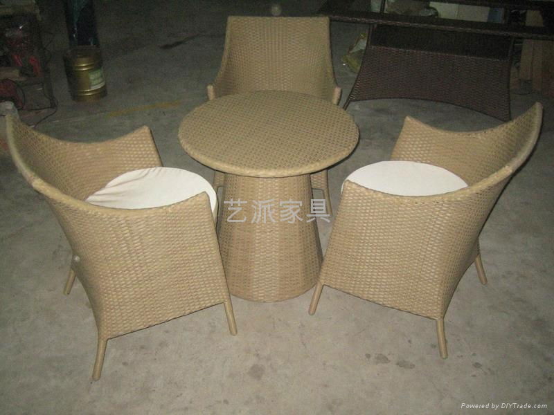 aluminum rattan chair