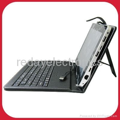 Wholesales Leather Case with Keyboard for 10 inch Tablet PC  2