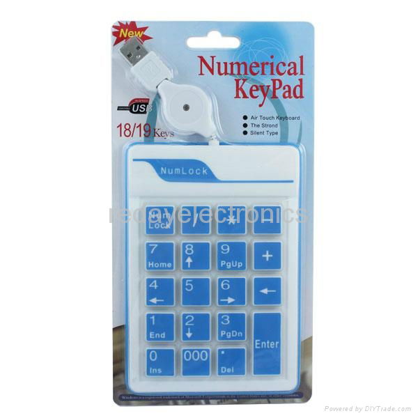 19 Keys Silicone Numeric Keyboard 5