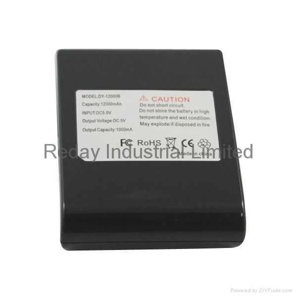 12000mAh Mobile Power Supply for iPad & iPhone & Mobile Phone & PSP & Table PC 3