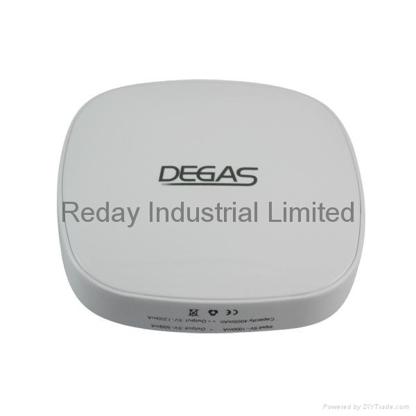 Degas Portable Mobile Power Supply for Tablet PC and Mobile Phone