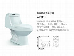 sell ceramic toilet YJ8301