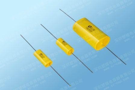 Metallized Polyester Film	 Capacitors Axial Shape 