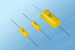 Metallized Polyester Film	 Capacitors Axial Shape 