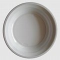 Deep White Plastic Plate 1