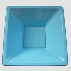 Colorful Plastic Square Bowl 