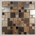 metal and glass mosaic