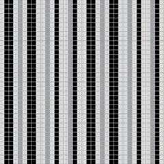 black and white stripe mosaic