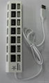 USB2.0 7ports HUB with Switches 4