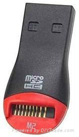 USB2.0 Micro SD/TF/M2 Card Reader