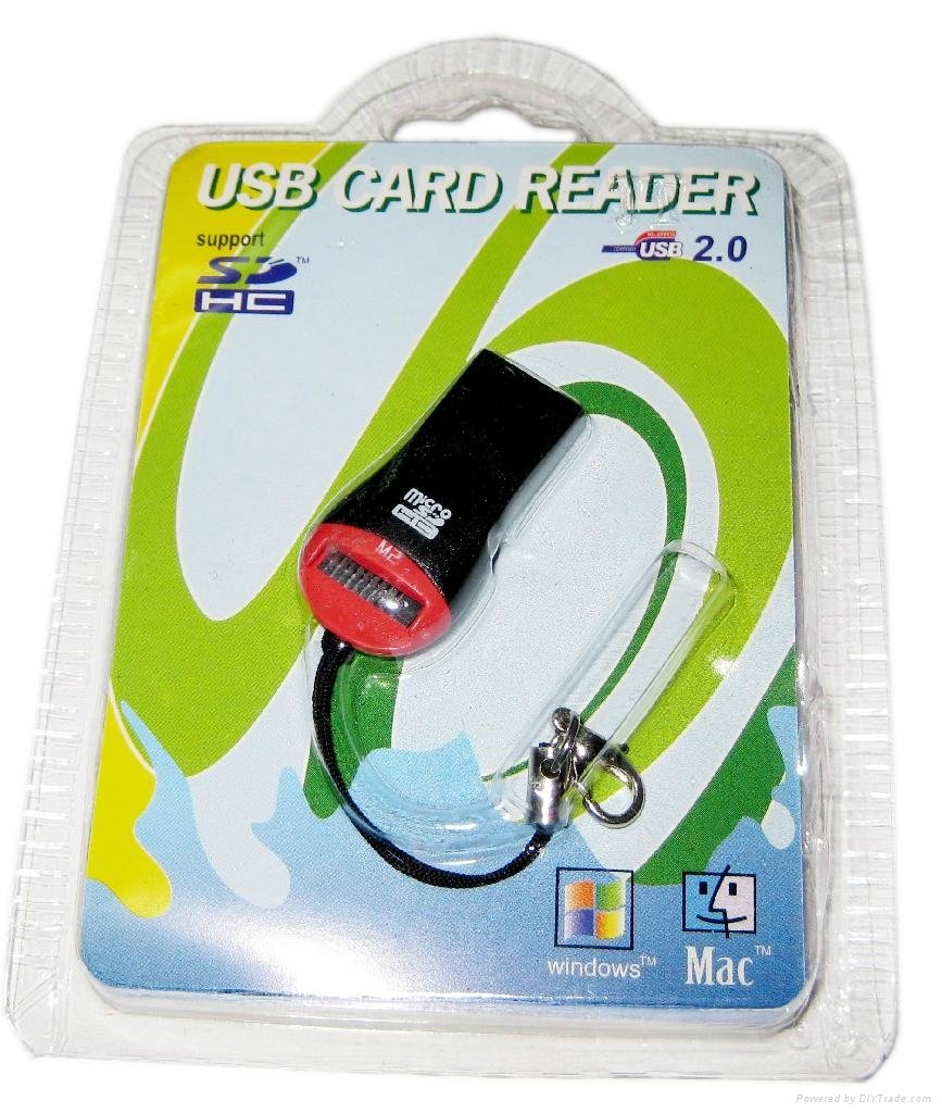 USB2.0 Micro SD/TF/M2 Card Reader 4