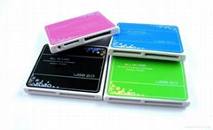 USB2.0 Super Slim All in 1 Card Reader