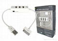 USB2.0 HUB with Iphone Ipod Ipad Charger Adapter 5