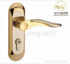 99.9% Gold Electroplate Single Tongue Kirsite Lever Locks (S Series)