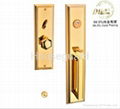 99.9% Gold Electroplate Deluxe Kirsite Gate Lock 1