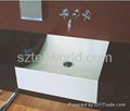 Solid surface basin sink 3