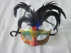 feather mask