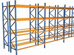 Heavy beam storage pallet rack